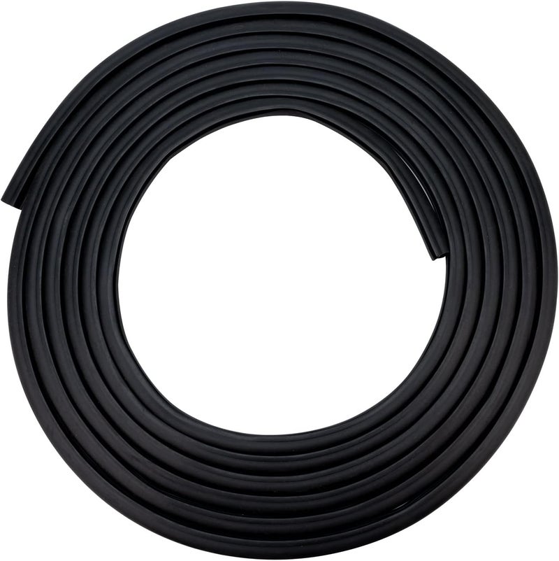 SoCiMa Black Rubber 018-312-EKD for 1" x 15/16" x 35' D-Seal RV Slide Out System - Image 1